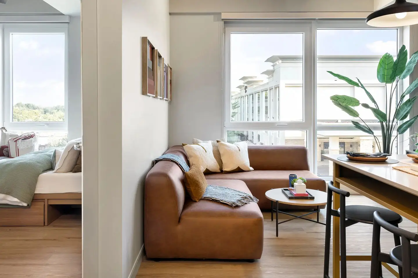 furnished apartment living room